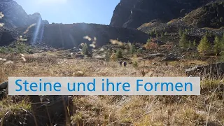 Steine und ihre Formen