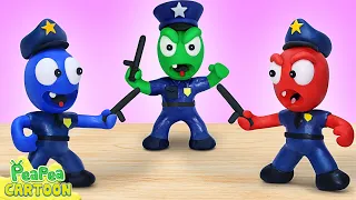 Police cartoon - Pea Pea and Shopping Stories - Kid Learning - PeaPea Cartoon