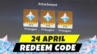 24 April New Redeem Code Genshin Impact 4.6