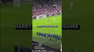 People's reaction to Harry Maguire taking a penalty. Look how he replies🥶 #shorts