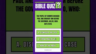 Bible Quiz Acts 18:16 #Trivia #Quiz #bibleverses #bibletrivia