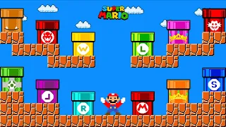 Mario Collects Custom Pipes All Characters in Mario and Sonic