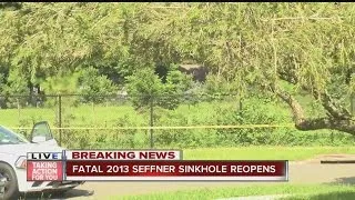 Sinkhole that swallowed Seffner man reopens