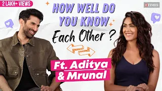 Aditya Roy Kapur V/S Mrunal Thakur: How Well Do You Know Each Other? | Gumraah