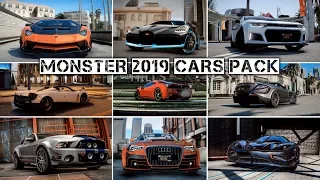 How to download and install (87) - 2019 Add-On Cars Pack for GTA V - (MONSTER 2019 Cars Pack) #3