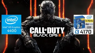 Call Of Duty : Black Ops III | I3 4170 | Intel HD Graphics 4400 | 8GB RAM | 1280x720 |