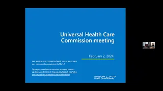 UHCC 02 02 2024 Universal Health Care Commission