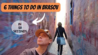 6 Things to do in Brasov Romania, in 60 seconds!