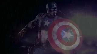 Immersive Marvel Ambience: Captain America in a Thunderstorm - Relaxing Sounds for Sleeping