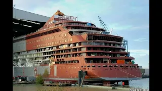 Круизный лайнер и его строительство. Construction of Cruise Liners