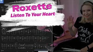 Listen To Your Heart - Roxette (drums cover) An easy song for beginner drummers