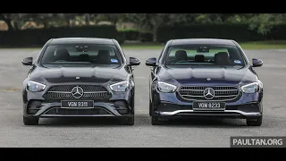 #shorts : 2021 Mercedes-Benz E200 Avantgarde & E300 AMG Line walk-around.