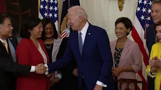 President Biden Signs Law for National Museum of AAPI History I LIVE