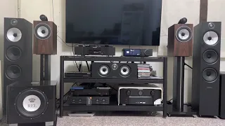 Marantz cd5005 & Cambridge evo 150 & B&W 705 s3 & Rel T9X & AQ Rocket 88 + Thunderbrid