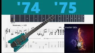 #'74 '75#THE CONNELS#|Guitar Tab| TUTORIAL#Mastertabs#BestFreeYoutubeMusic#FREE CHORDS#EASY SONGS