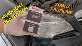 Headlight Protection From Yellowing | SONAX Profiline Ceramic Coating