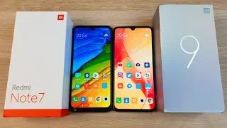 REDMI NOTE 7 VS XIAOMI MI 9 - СТОИТ ЛИ ПЕРЕПЛАЧИВАТЬ ЗА ФЛАГМАН? ПОЛНОЕ СРАВНЕНИЕ!