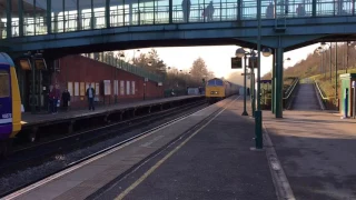 (HD) Class 52 western champion passing though Meadowhall with Swindon to scarbough rail tour