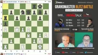 Грищук - Аронян, 21 партия, 1+1. Блиц Chess.com 1/4, 06.04.2016