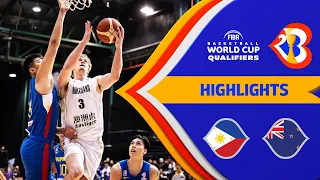 Philippines - New Zealand | Basketball Highlights - #FIBAWC 2023 Qualifiers