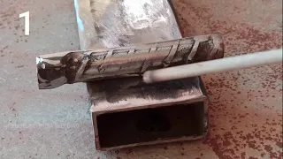 Few people know 2 secret techniques for welding iron rod on thin square tubes.