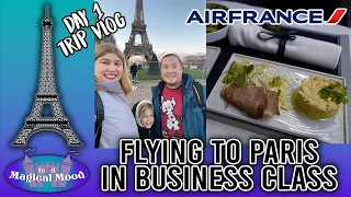 AIRFRANCE Business Class to Paris | Trip Vlog Day 1 | 777-300ER and Club Lounge Review | LAX to CDG