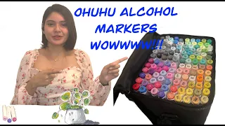 Trying out Ohuhu alcohol markers | followed a tutorial by @AimianArt