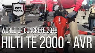 Hilti TE 2000-AVR Breaker Hammer - World of Concrete 2018