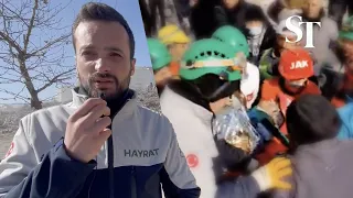 Turkey quake: Aid worker describes the rescue of a girl who had been trapped under rubble for 6 days