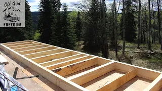 Off Grid Cabin Build | First Loft Wall Goes Up | Rough Cut 2x6 with the Woodland Mills HM 126