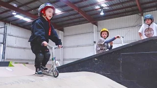 INSANE 2 YEAR OLD SCOOTER TRICKS!