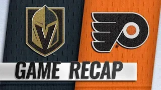 VEGAS GOLDEN KNIGHTS VS PHILADELPHIA FLYERS 10/13/18