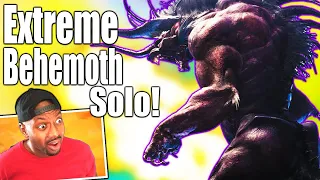 MHW Iceborne ∙ Extreme Behemoth Solo Hard With Fatalis Gear? | PS5 4K Gameplay