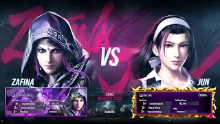 Tekken 8 - Quick Match -  LoneTaurus82 (Zafina) vs Durash (Jun) - A Tense Fujin Vs Kishin Match Up!!