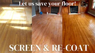 Hardwood Floor Screen & Re coat -  Livingston NJ