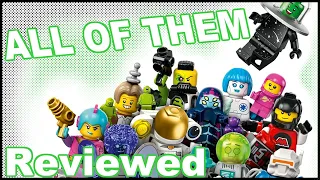 ALL of the new Lego Space Minifigures Reviewed (collectible minifigures    Series 26)