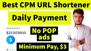 High CPM URL Shortener Site Minimum Payment $3 Best URL Shortener In 2022 | Live Earning Proof