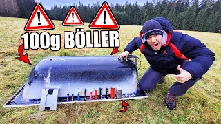 Wie hoch fliegt die BADEWANNE? - Extremes Böller Experiment 💥