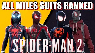 SPIDER-MAN 2 SUITS RANKED FROM WORST TO BEST - Miles Edition