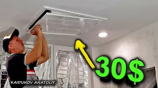 Do-it-yourself hatch to the attic!