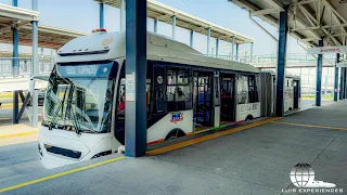 Urban Transport Bus Between a City Dormitory and City