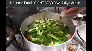 Japanese Food - GIANT BEAR PAW Tokyo Japan#trending #reels #cooking #japan