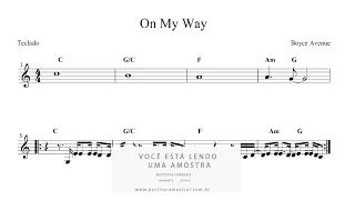 On My Way (Teclado) - Partitura