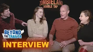 Zombieland 2 Interview - Emma Stone, Woody Harrelson, Jesse Eisenberg