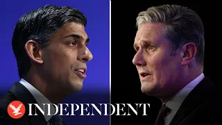 Full exchange: Sunak and Starmer clash over Tory defectors, small boats and Israel