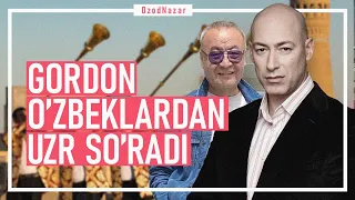 OzodNazar: Dronlar haqida gapirgan ukrain jurnalisti Dmitriy Gordon o’zbeklardan uzr so’radi