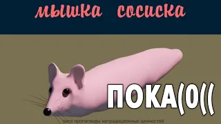 мышка сосиска улетела