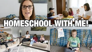 HOMESCHOOL DAY IN THE LIFE! | LARGE FAMILY SIMPLE ROUTINE & CURRICULUM