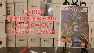 JUNKIES COMIC BOOK HAUL #24 /2024. LCS BLOW OUT SALE PT. 2! #comicbooks #haul #youtube