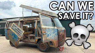 IS THIS THE UK'S WORST CAMPERVAN? CAN WE SAVE IT? Introducing the 'WORST-FALIA' | Ep1